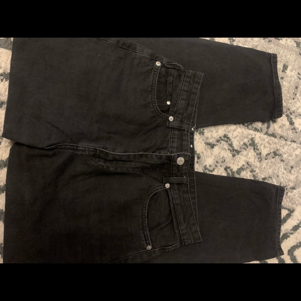 Loose mom jeans ultra high waist ankle length H&M jeans